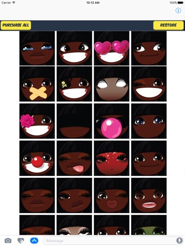Brunette Woman Emoji Stickers screenshot 3