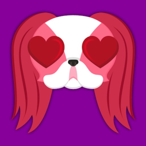 Valentine's Day Japanese Chin Emoji Stickers