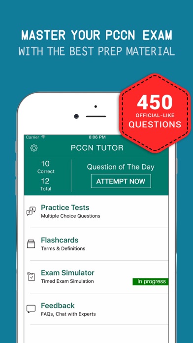 How to cancel & delete PCCN Practice Exam Prep 2017 – Q&A Flashcards from iphone & ipad 1