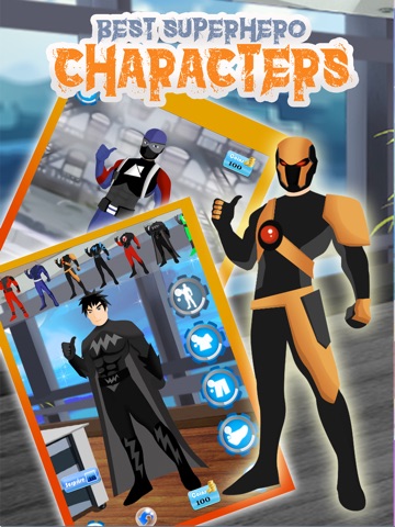 Create a character superhero games for captain man screenshot 3