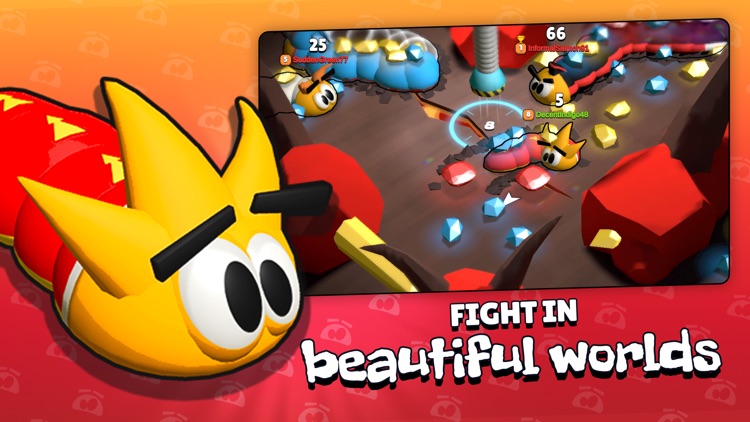 Wacky Worms: Diamond Rush screenshot-0