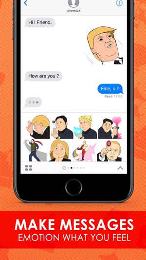 Funny Leader Stickers for iMessage Free(圖3)-速報App