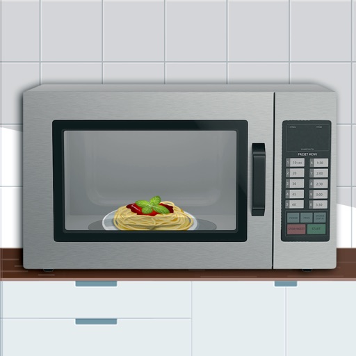 Microwave 3D Simulator-Unique & Delicious Recipes Icon