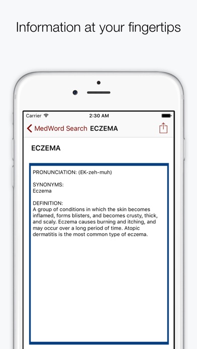 Medical Dictionary and Terminology (AKA MedWords) Screenshot 5