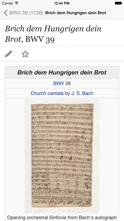 Bach Cantatas screenshot-2