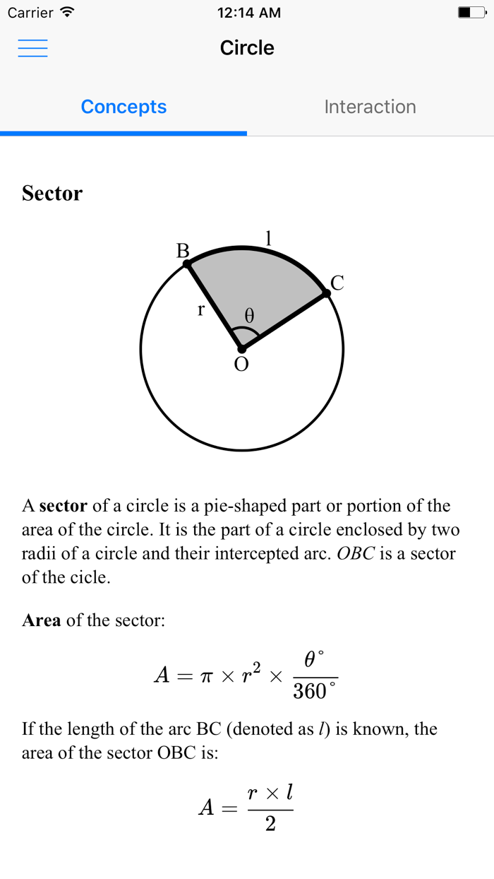 Geometry Pocket Assistant