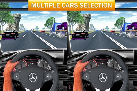VR-Crazy Car Traffic Racing Pro screenshot 2