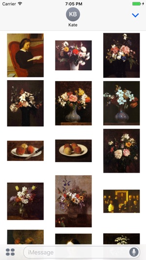 Henri Fantin Latour Artworks Stickers(圖2)-速報App