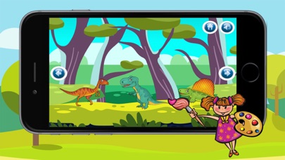 How to cancel & delete Dinosaur Park Coloring Book Kids Game from iphone & ipad 2