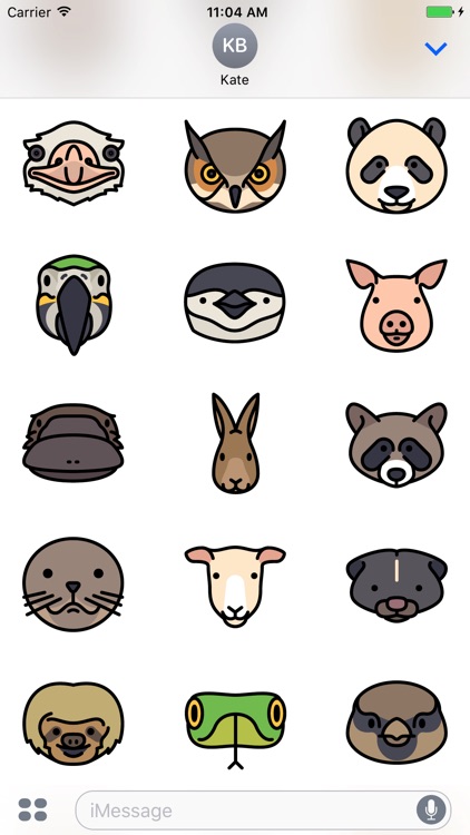 Animal Face Stickers screenshot-4