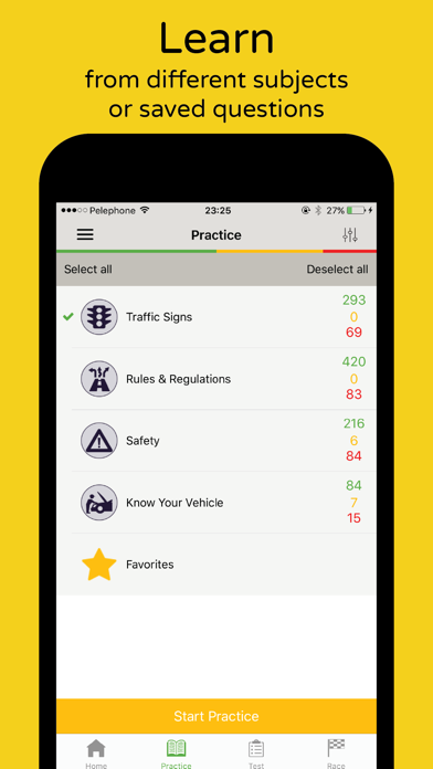 Udrive - לימודי תאוריה בקלות ובמהירות Screenshot 3