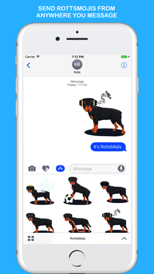 RottsMojis - Rottweiler Emojis & Stickers(圖3)-速報App