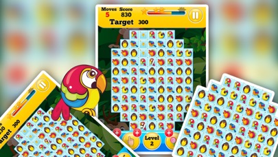 Jungle Adventure Bird Match screenshot 2