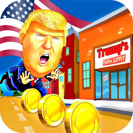 Crazy Trump Catch Monney Icon