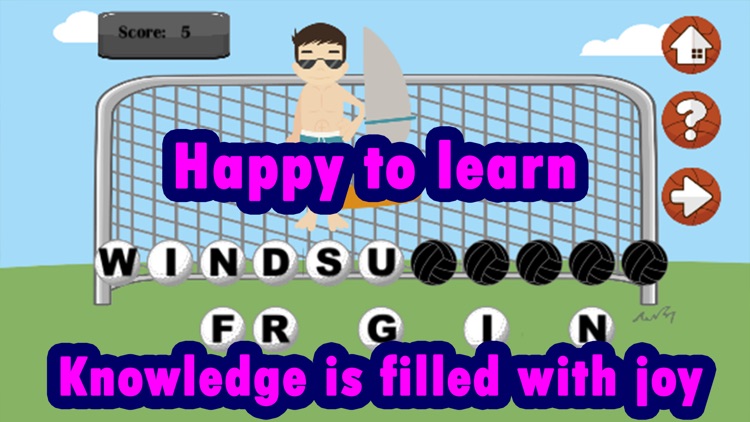 The Genuis :Sport Vocabulary Spelling Game for Kid screenshot-4