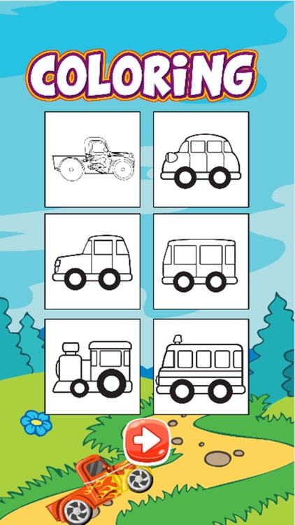 Car Coloring Pages for Kids Free