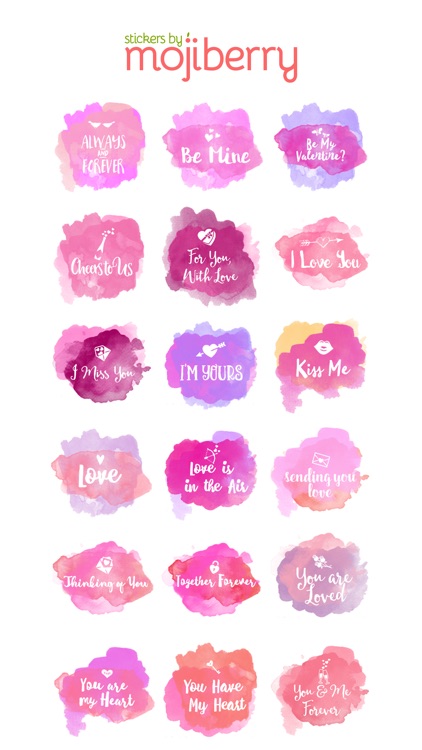 Love Watercolors by Mojiberry