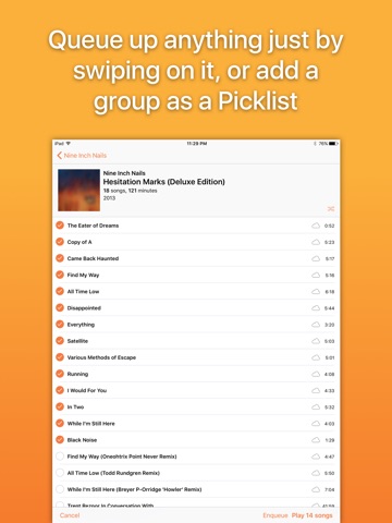 Picky Music Player for iPad screenshot 3