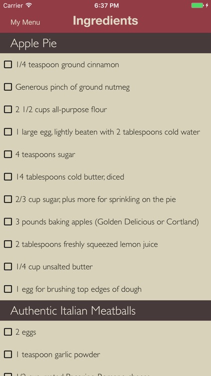 Dinner Menu screenshot-3