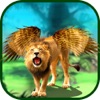 Flying Lion Simulator : Angry Wild Animal Fight