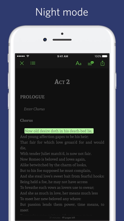 Romeo and Juliet - sync transcript screenshot-3