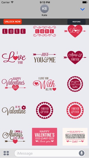 I Love You - Couple Stickers for Valentine's Day(圖4)-速報App