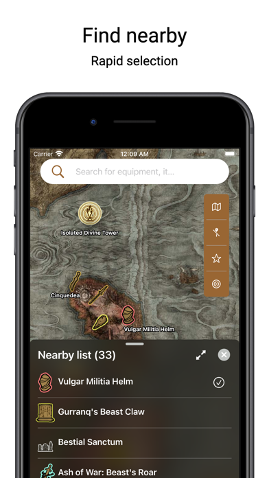 Elden Map - Carte interactive