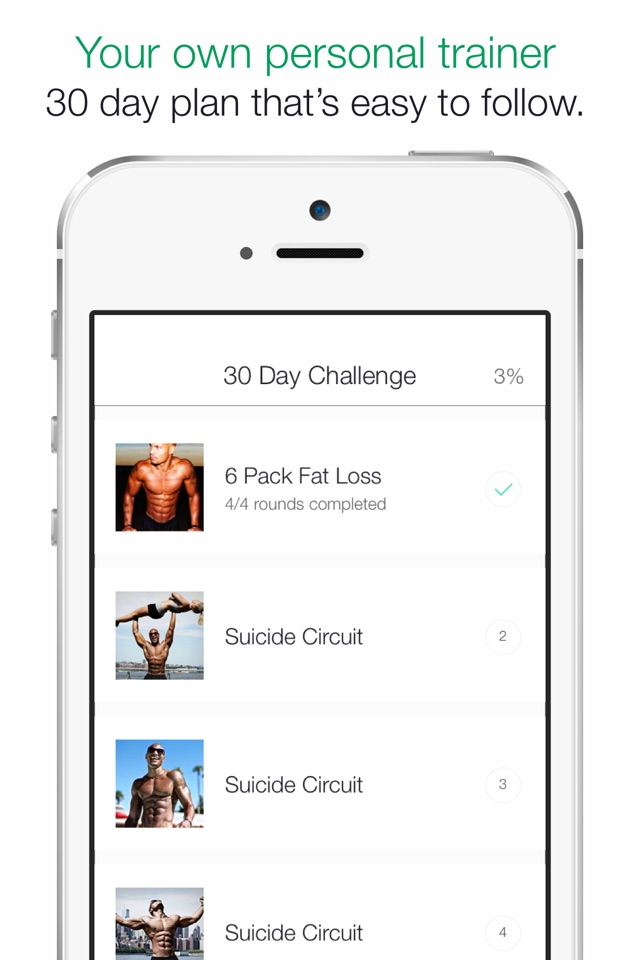Simple Six Pack - Home Ab Workouts & Core Challege screenshot 3