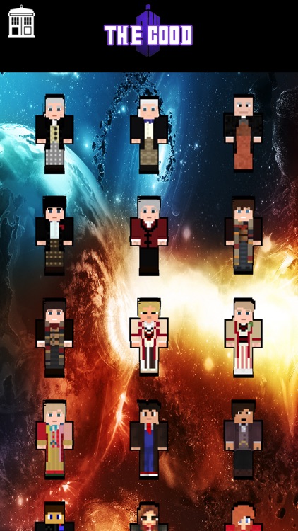 Skins for Dr Who for Minecraft Pocket Edition