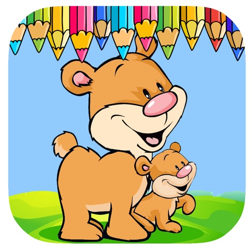 Family Bear Coloring Book Game For Kids Version iOS App