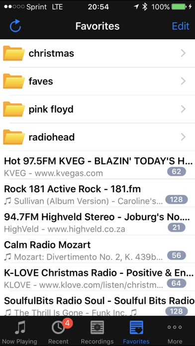 ooTunes Radio - Recording and Alarm Clock Screenshot 2