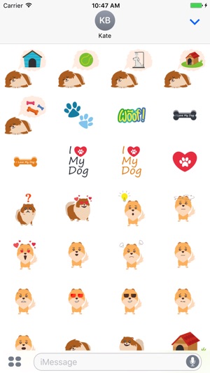 PomeranianMoji - Cute Dog Stickers(圖3)-速報App