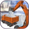 Winter Snow Plow Rescue Excavator Truck Simulator