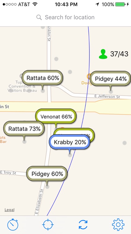 PokeSensor - Map for Pokemon GO