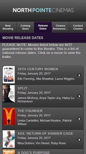 north pointe cinemas on the app store north pointe cinemas warsaw indiana