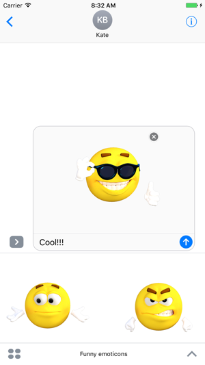 Funny Emoticons Stickers