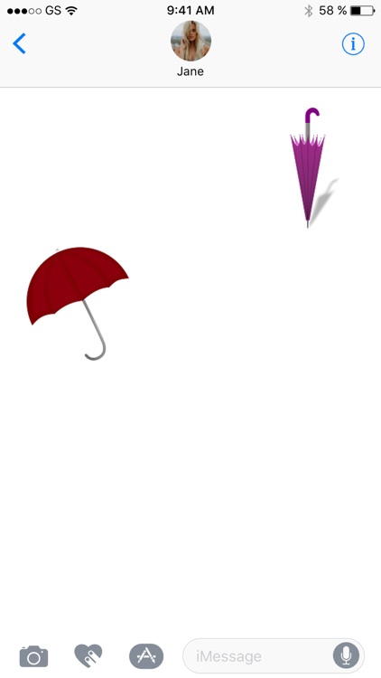 Umbrellas One Sticker Pack