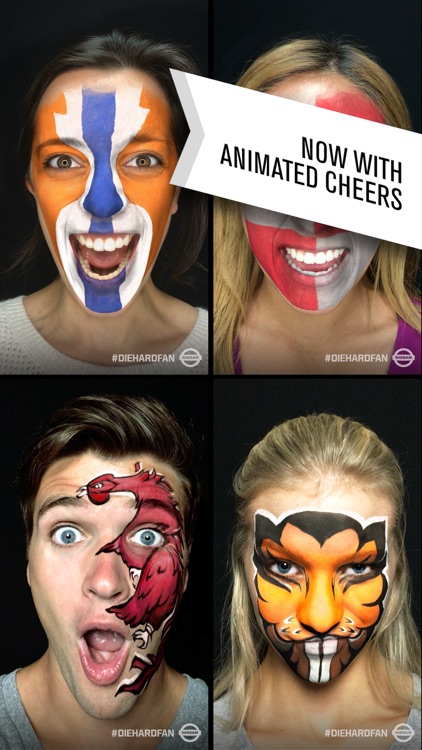 Die Hard Fan by Nissan - Paint your game face!