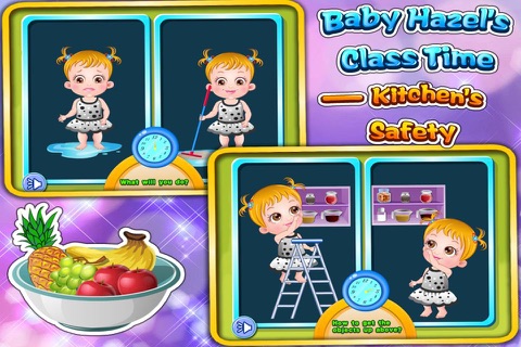 Baby Hazel's Class Time - Learn Kitchen's Safety screenshot 2