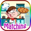 Cake & Pizza matching memories Games for kids