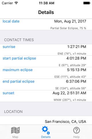 Eclipses screenshot 2