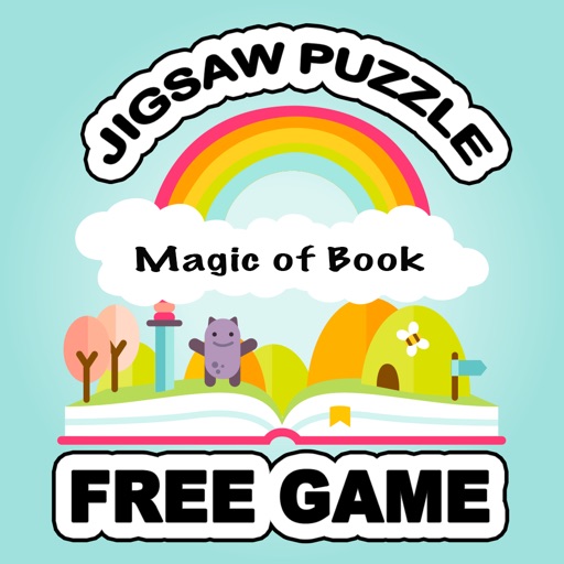Magic of Book Jigsaw Puzzle Free Kids Art Table iOS App