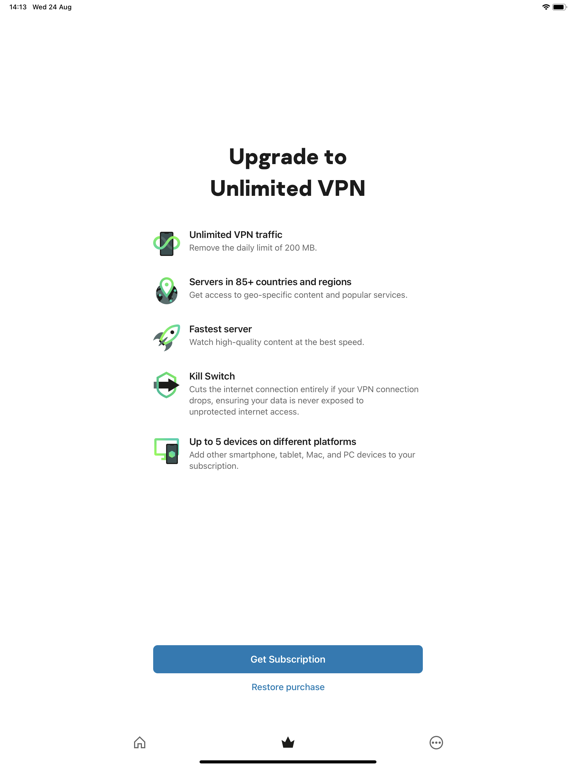 Secure VPN & Proxy - Kaspersky screenshot 3