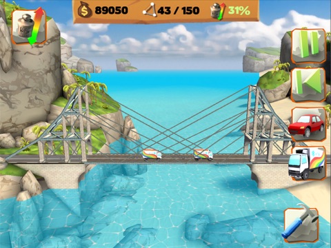 Скриншот из Bridge Constructor Playground