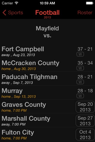 Mayfield High School Athletics screenshot 2