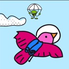 Amazing Doodle Skydive - Space Bird vs. Aliens mit Fallschirmen icon