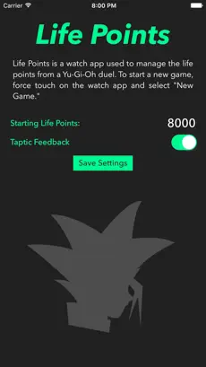 Captura 1 Life Points - Yu-Gi-Oh! Calculator iphone