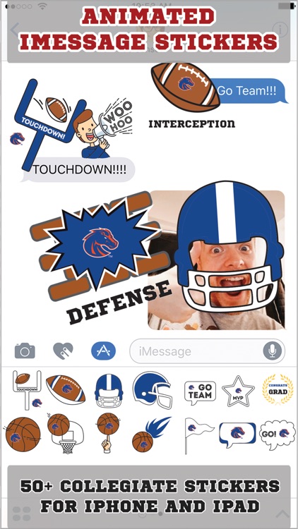 Boise State Broncos Animated+Stickers