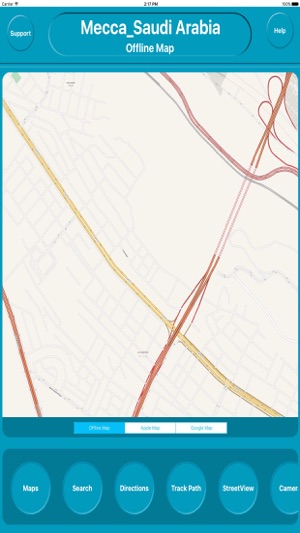 Mecca Saudi Arabia Offline Map Navigatio