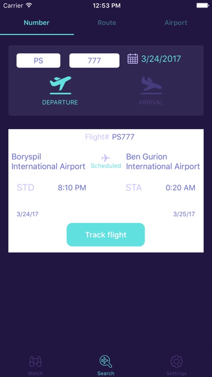 Flight Track and Timer